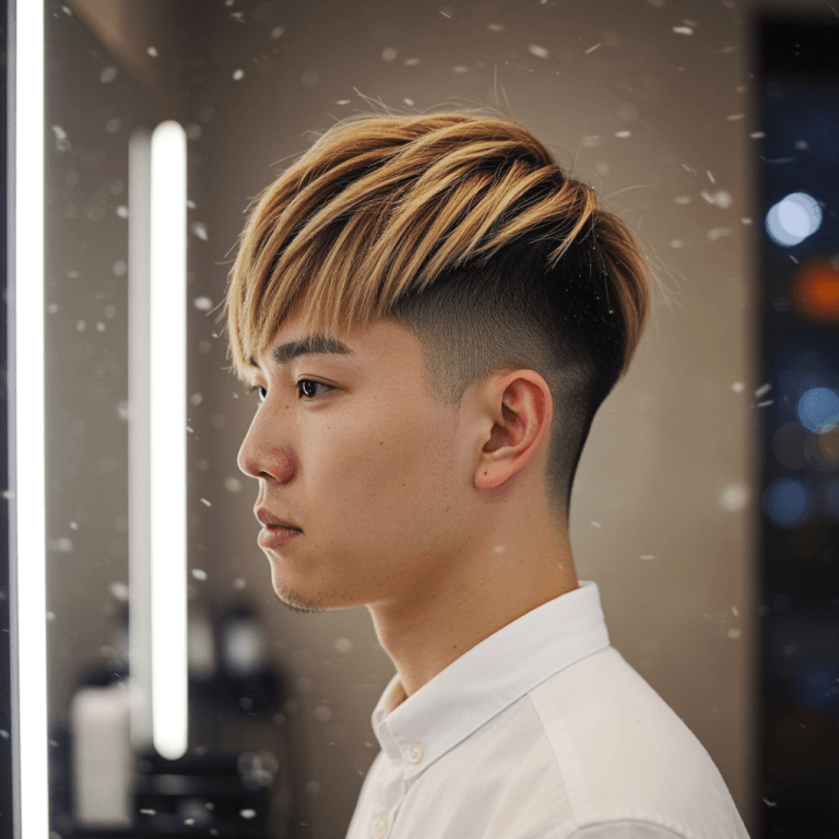 Low Taper Fade Fringe Haircut For Men 12 A stylish low taper fade fringe haircut featuring a clean, gradual fade on the sides and back, paired with a soft, textured fringe on top for a modern and polished look.
