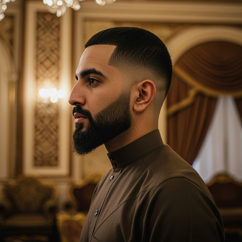 40 Perfect Low Taper Fade Haircuts For Men 42 A sharp taper fade haircut paired with a tapered beard, featuring a gradual taper on the sides and back, and a neatly trimmed beard that tapers along the jawline for a cohesive and masculine look.