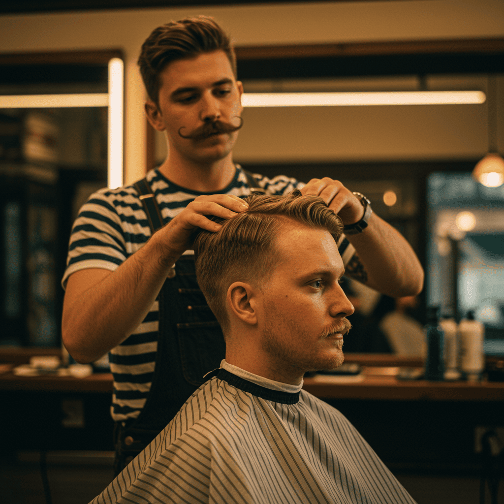 Caesar Haircut Fade | low fade, Mid Fade And high Fade 2 A sleek low Caesar fade haircut with a sharp, horizontal fringe and a subtle fade starting near the ears for a clean, professional look