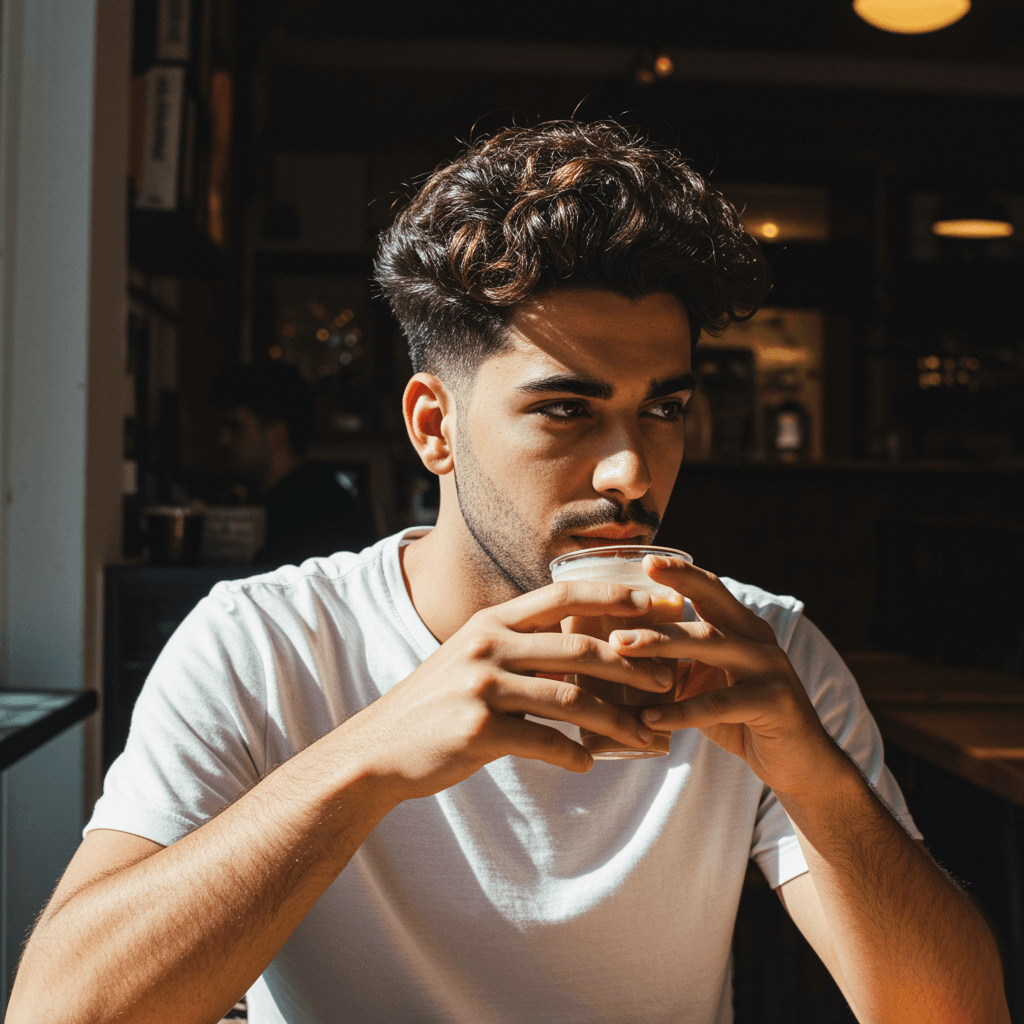 Perfect 5 Low Taper Fade Wavy Hair styles for men 3 A stylish low taper fade with wavy hair, featuring clean faded sides and textured, voluminous waves on top for a modern and polished look.